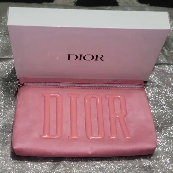 Dior Pink Cosmetic Pouch - Picture 5 of 8
